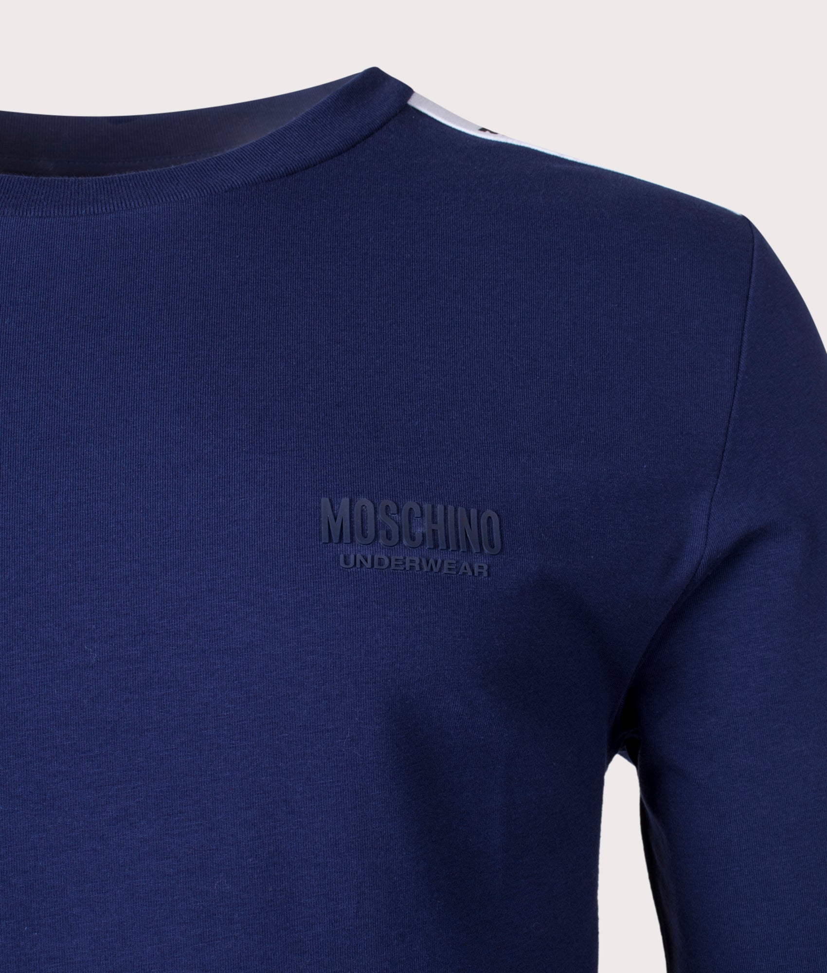 Long-Sleeve-Shoulder-Taped-T-Shirt-Blue-Moschino-EQVVS