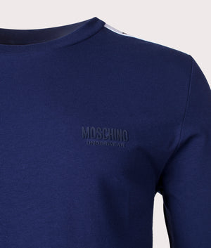 Long-Sleeve-Shoulder-Taped-T-Shirt-Blue-Moschino-EQVVS