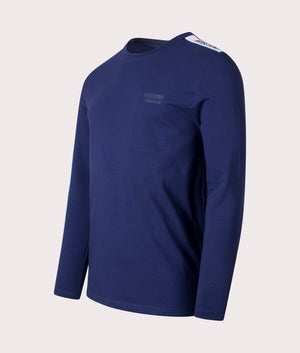 Long-Sleeve-Shoulder-Taped-T-Shirt-Blue-Moschino-EQVVS
