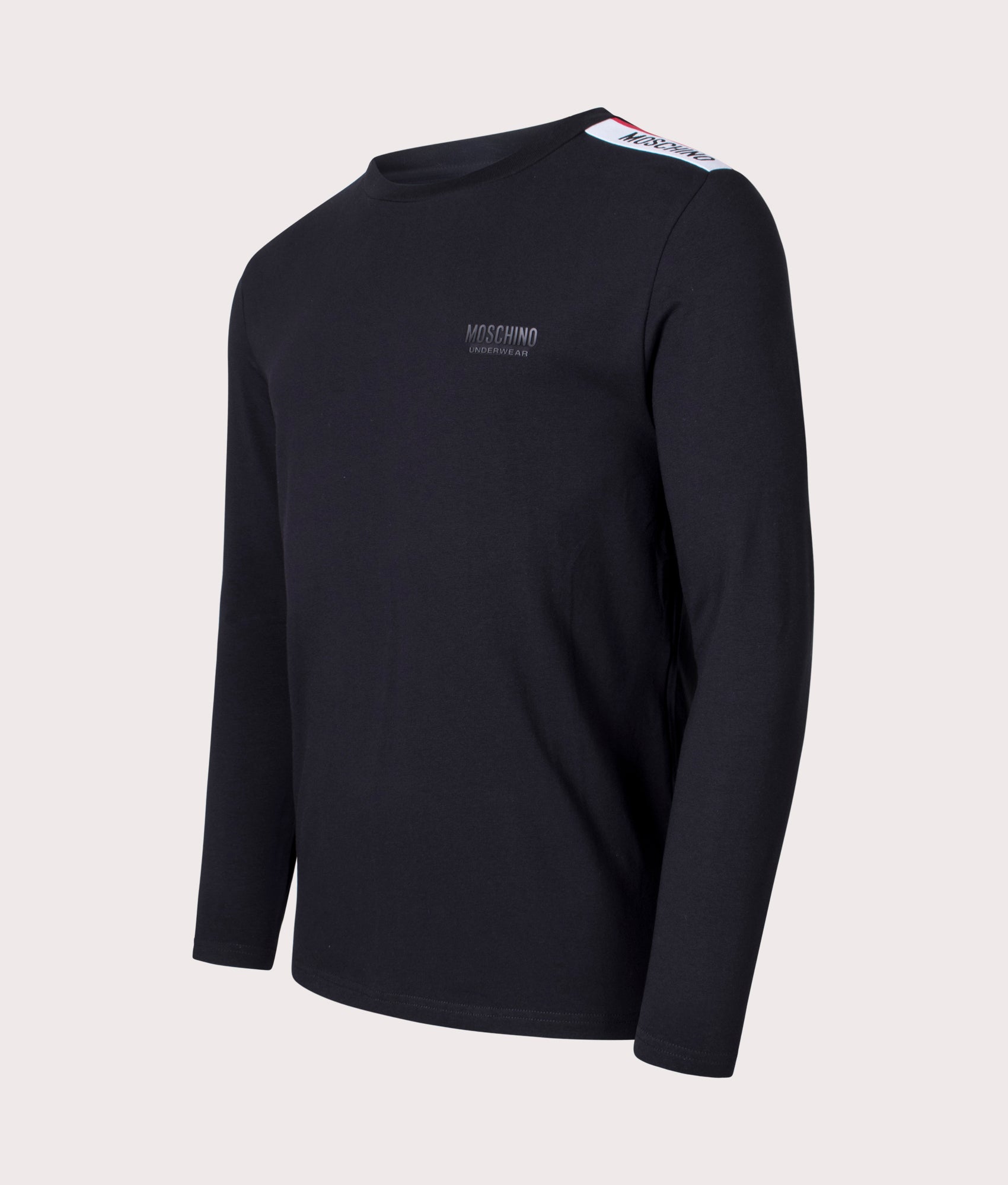 Long-Sleeve-Shoulder-Taped-T-Shirt-Black-Moschino-EQVVS