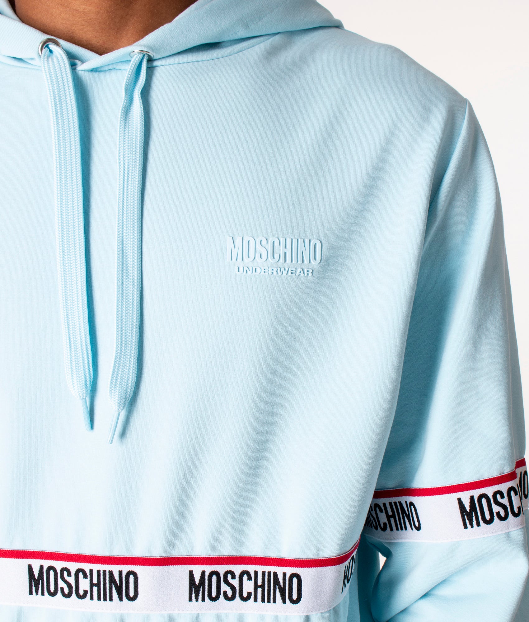 Logo-Taped-Hoodie-Light-Blue-Moschino-EQVVS