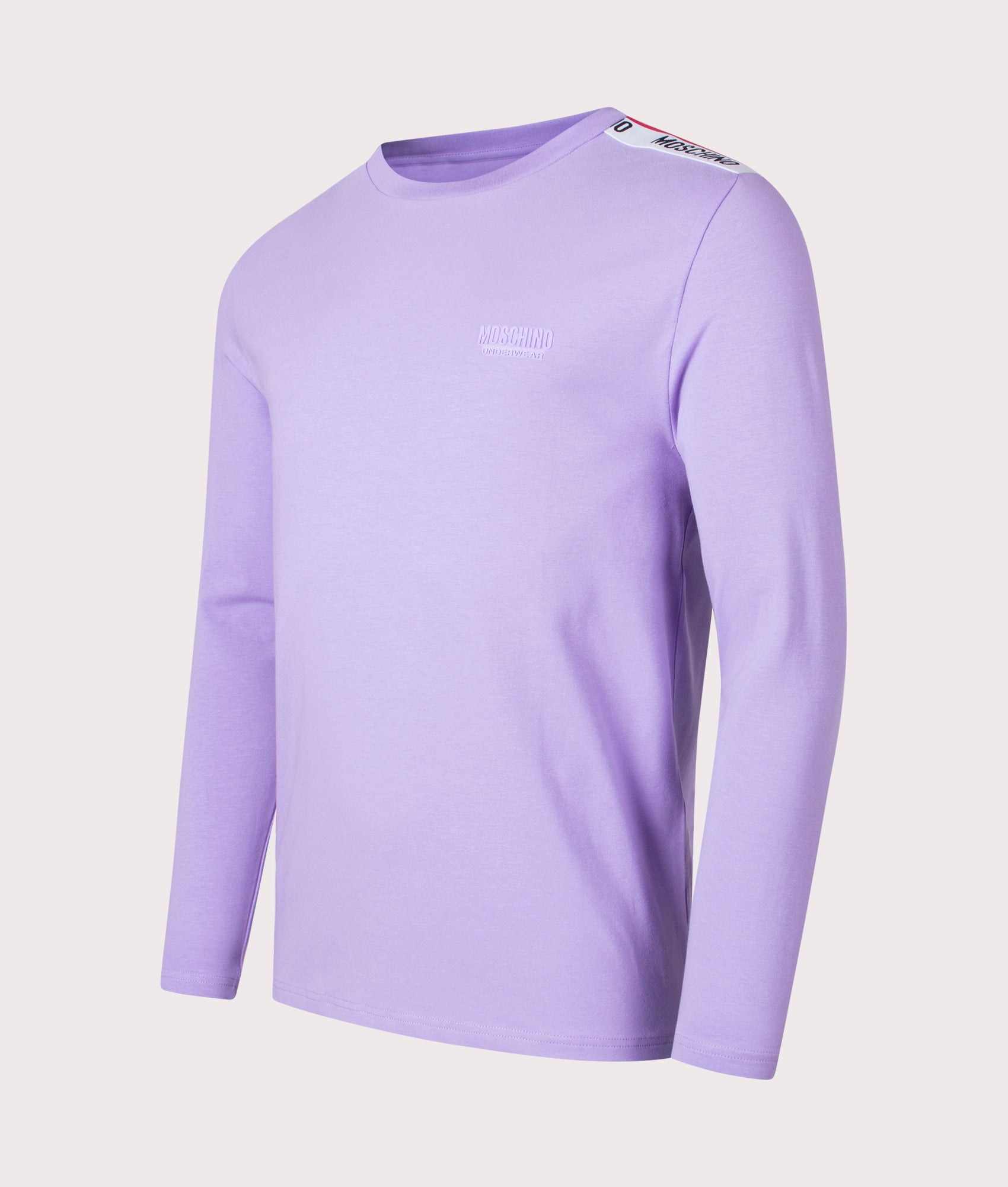 Long-Sleeve-Shoulder-Taped-T-Shirt-Violet-Moschino-EQVVS