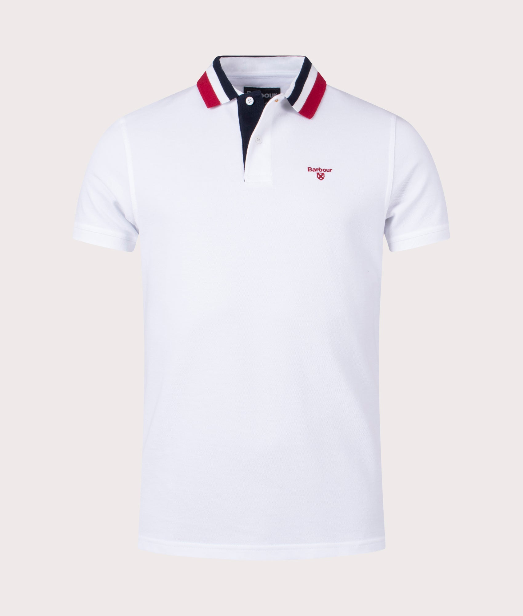 Hawkeswater-Tipped-Polo-Shirt-White/Red/Blue-Barbour-Lifestyle-EQVVS