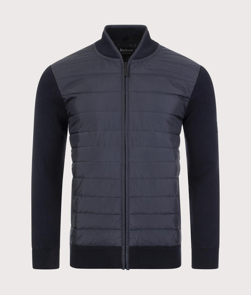 新品同様！Barbour international Baffle Quilt Barbour International Chain Baffle Quilted Fibre Down Jacket