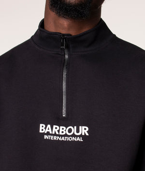 Quarter-Zip-Transmission-Sweatshirt-Black-Barbour-International-EQVVS