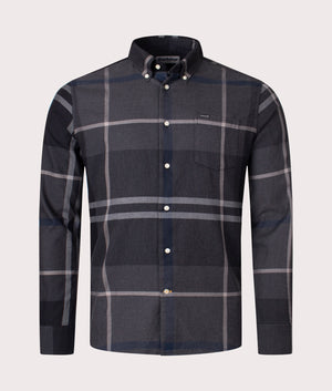 Dunoon-Tailored-Shirt-Graphite-Barbour-Lifestyle-EQVVS