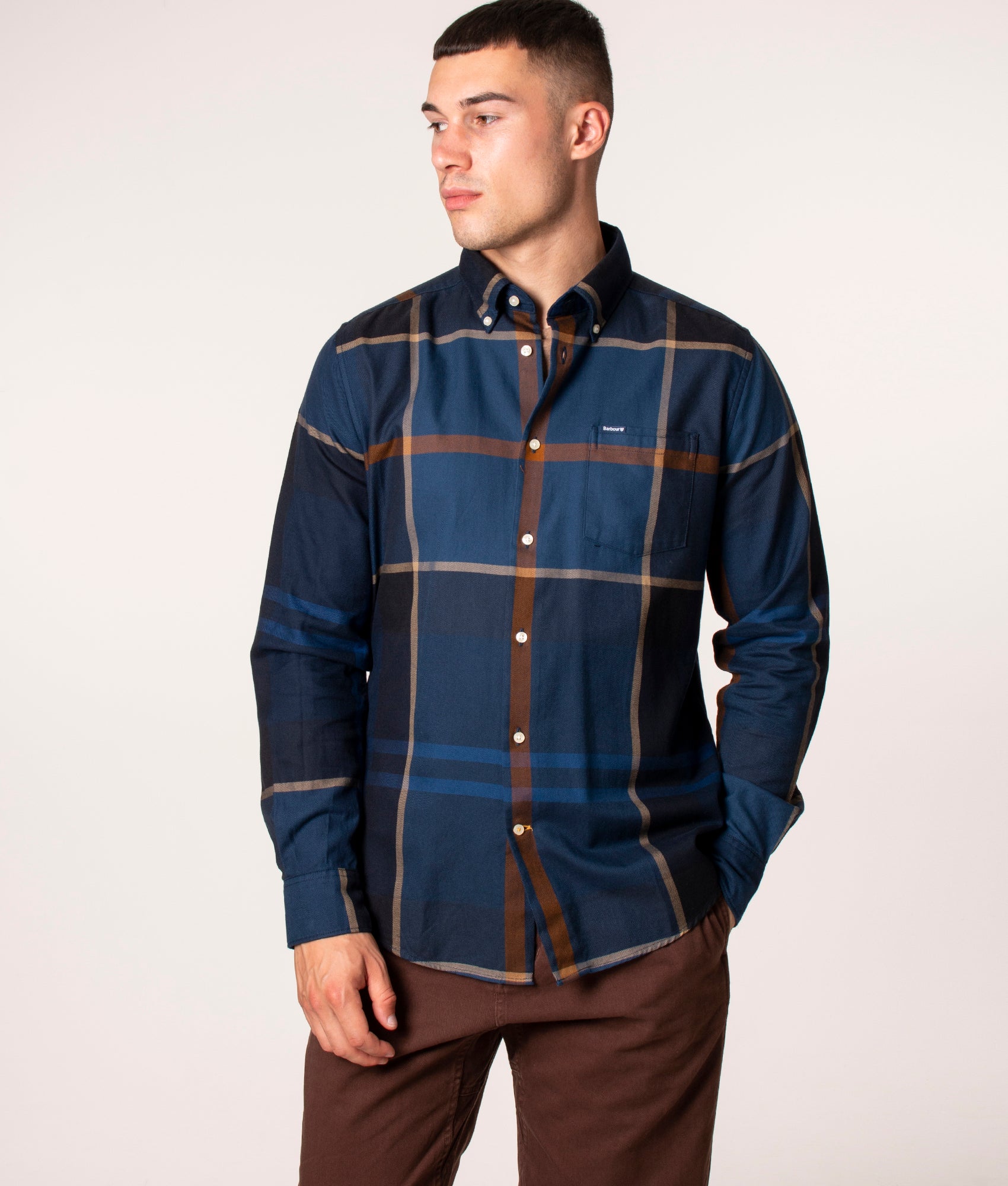 Dunoon-Tailored-Shirt-Midnight-Tartan-Barbour-Lifestyle-EQVVS