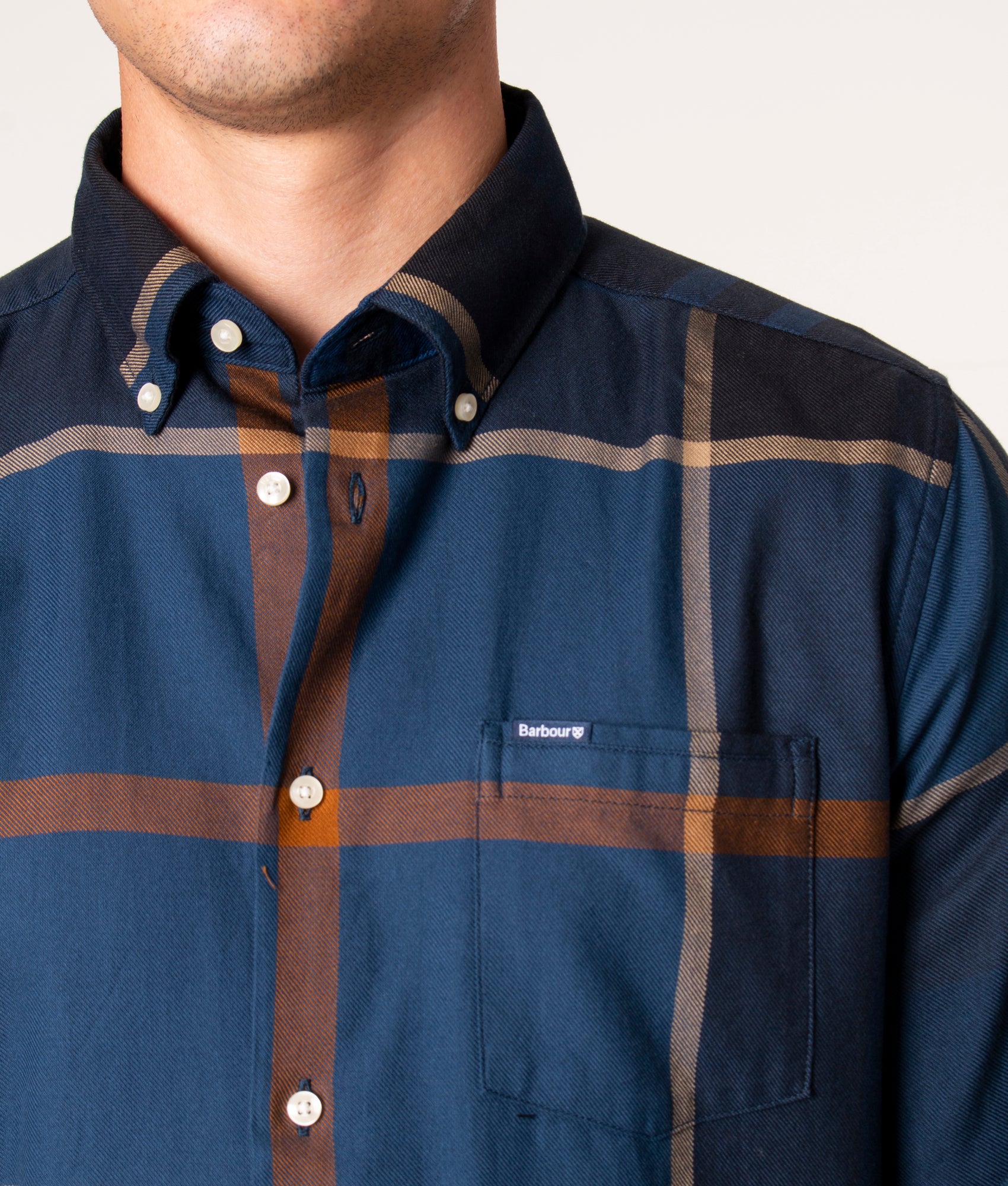 Dunoon-Tailored-Shirt-Midnight-Tartan-Barbour-Lifestyle-EQVVS