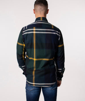Dunoon-Tailored-Shirt-Seaweed-Tartan-Barbour-Lifestyle-EQVVS