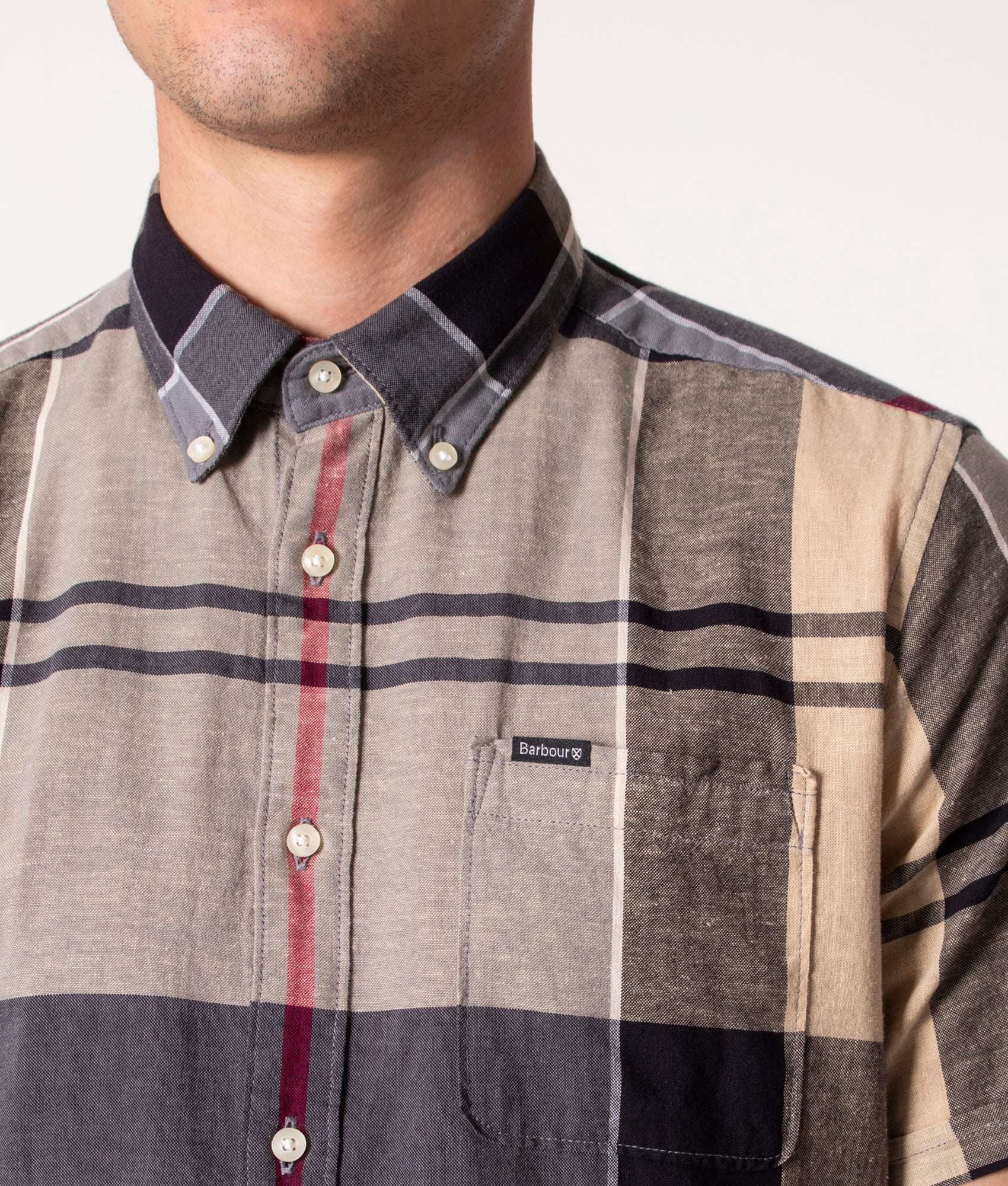Tailored-Fit-Short-Sleeve-Douglas-Shirt-Dress-T-Barbour-Lifestyle-EQVVS