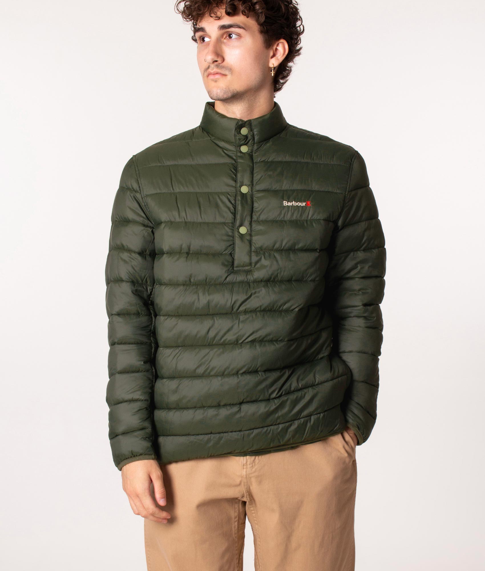 Quarter-Zip-Baffle-Quilted-Jacket-Light-Moss-Barbour-Lifestyle-EQVVS