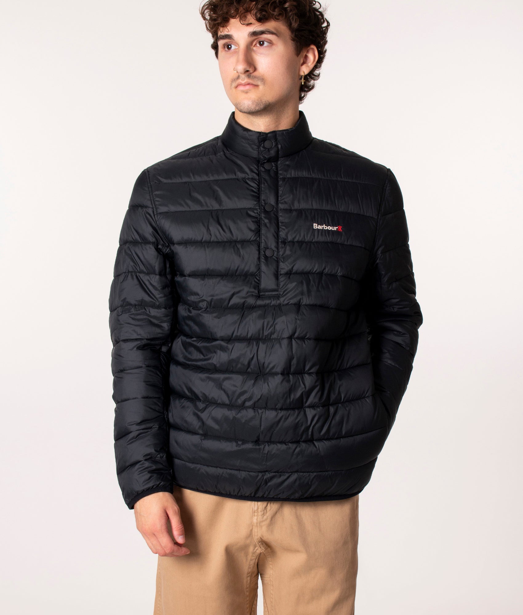 Quarter-Zip-Baffle-Quilted-Jacket-Black-Barbour-Lifestyle-EQVVS