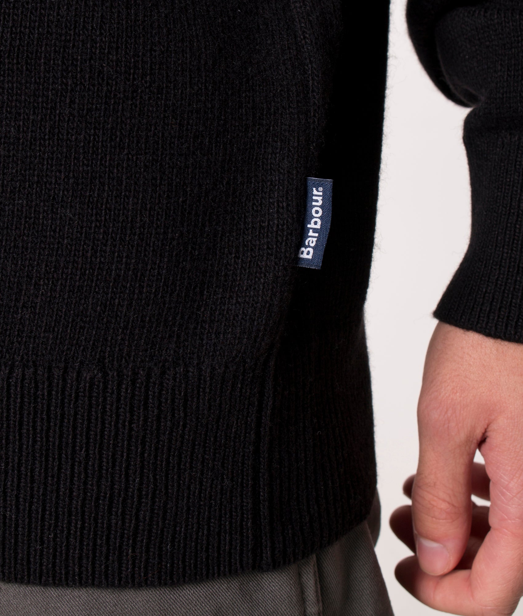 Quarter-Zip-Diamond-Quilted-Knit-Black-Barbour-Lifestyle-EQVVS