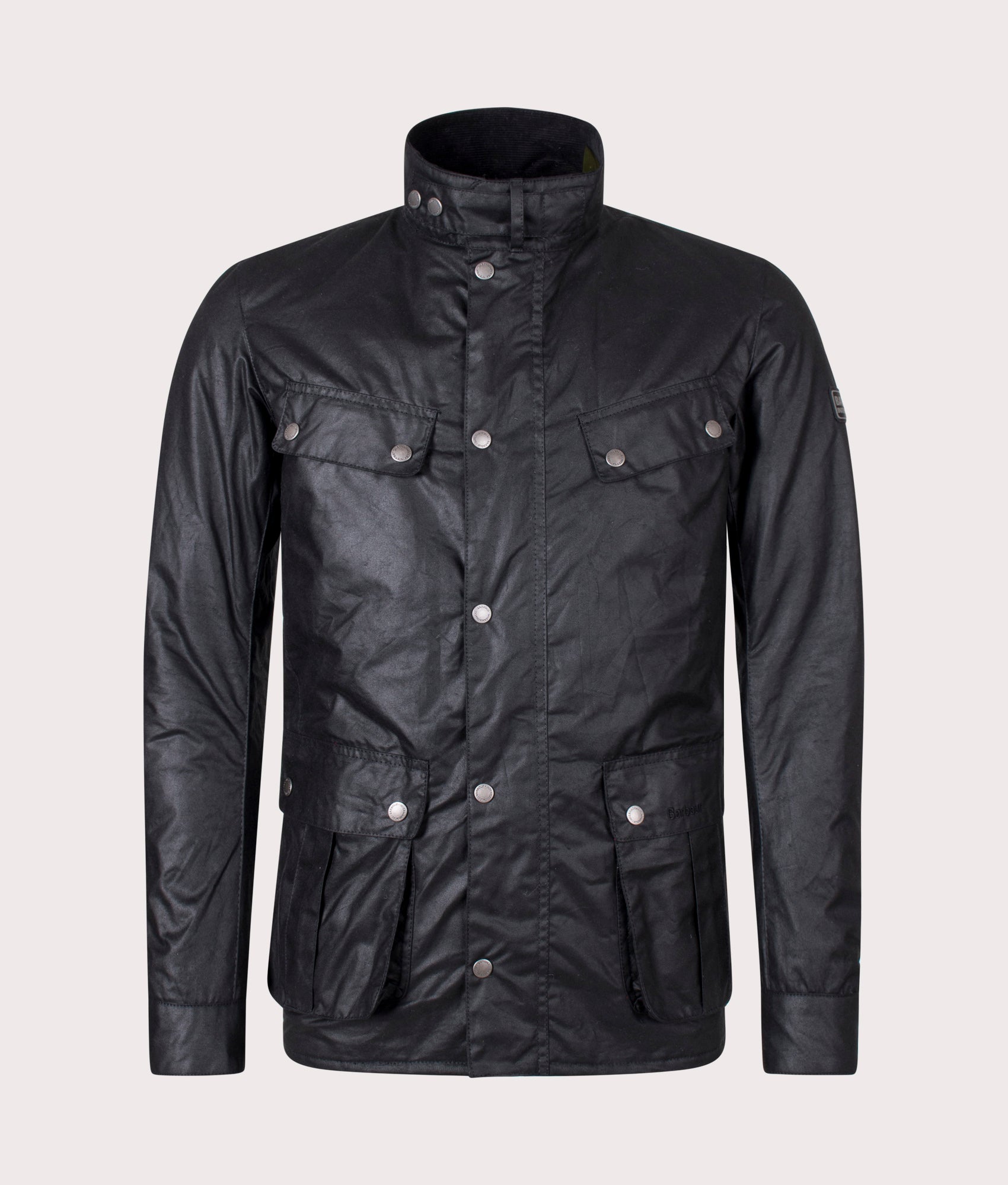 Tourer-Duke-Wax-Jacket-Black-Barbour-International-EQVVS