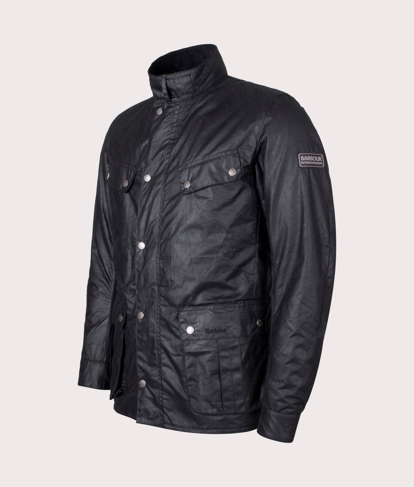 Tourer-Duke-Wax-Jacket-Black-Barbour-International-EQVVS