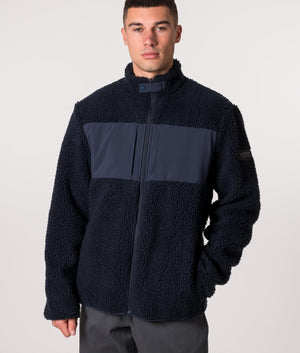 Berber Fleece Jacket Navy, Barbour International