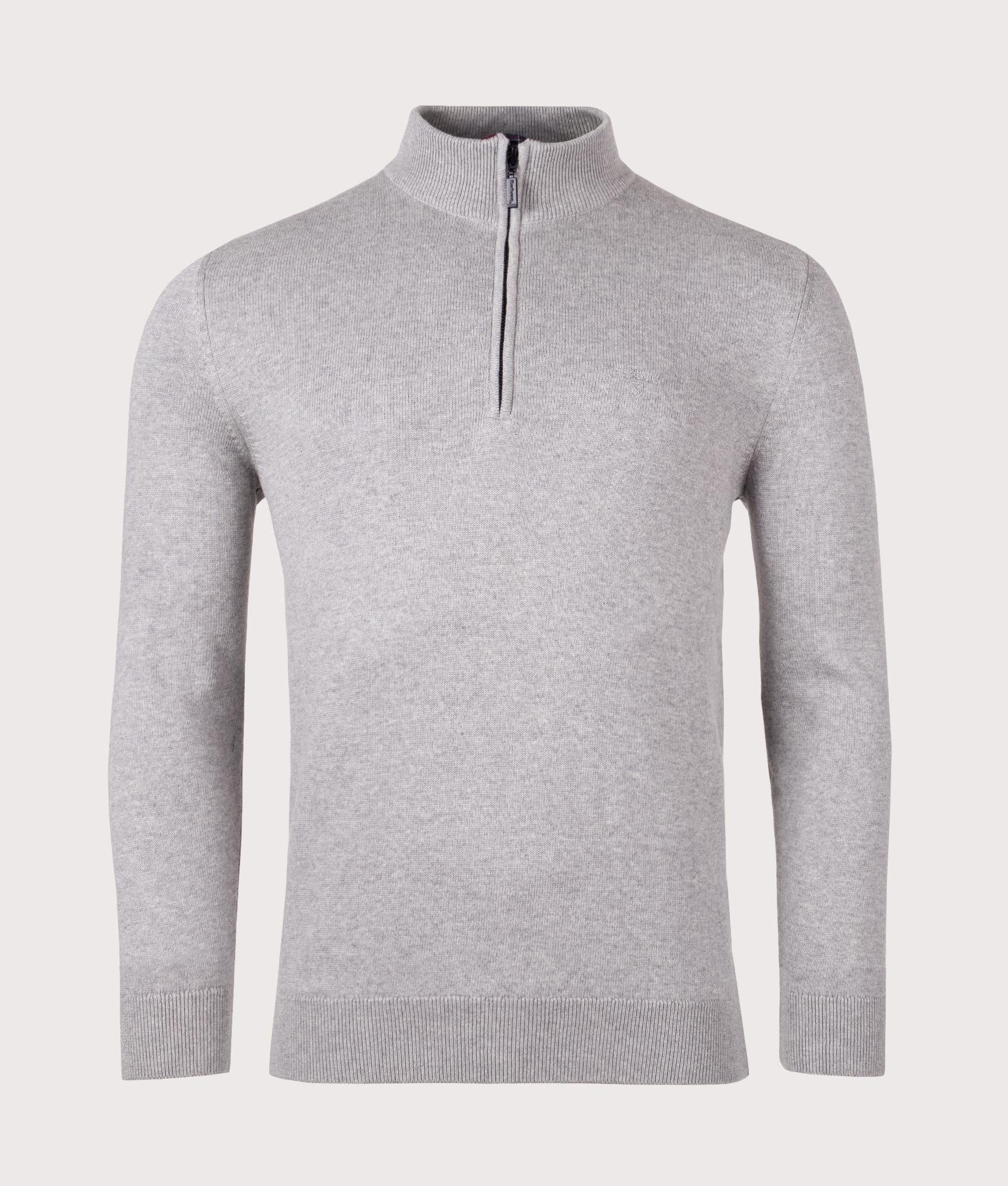 Quarter-Zip-Avoch-Jumper-Grey-Marl-Barbour-Lifestyle-EQVVS