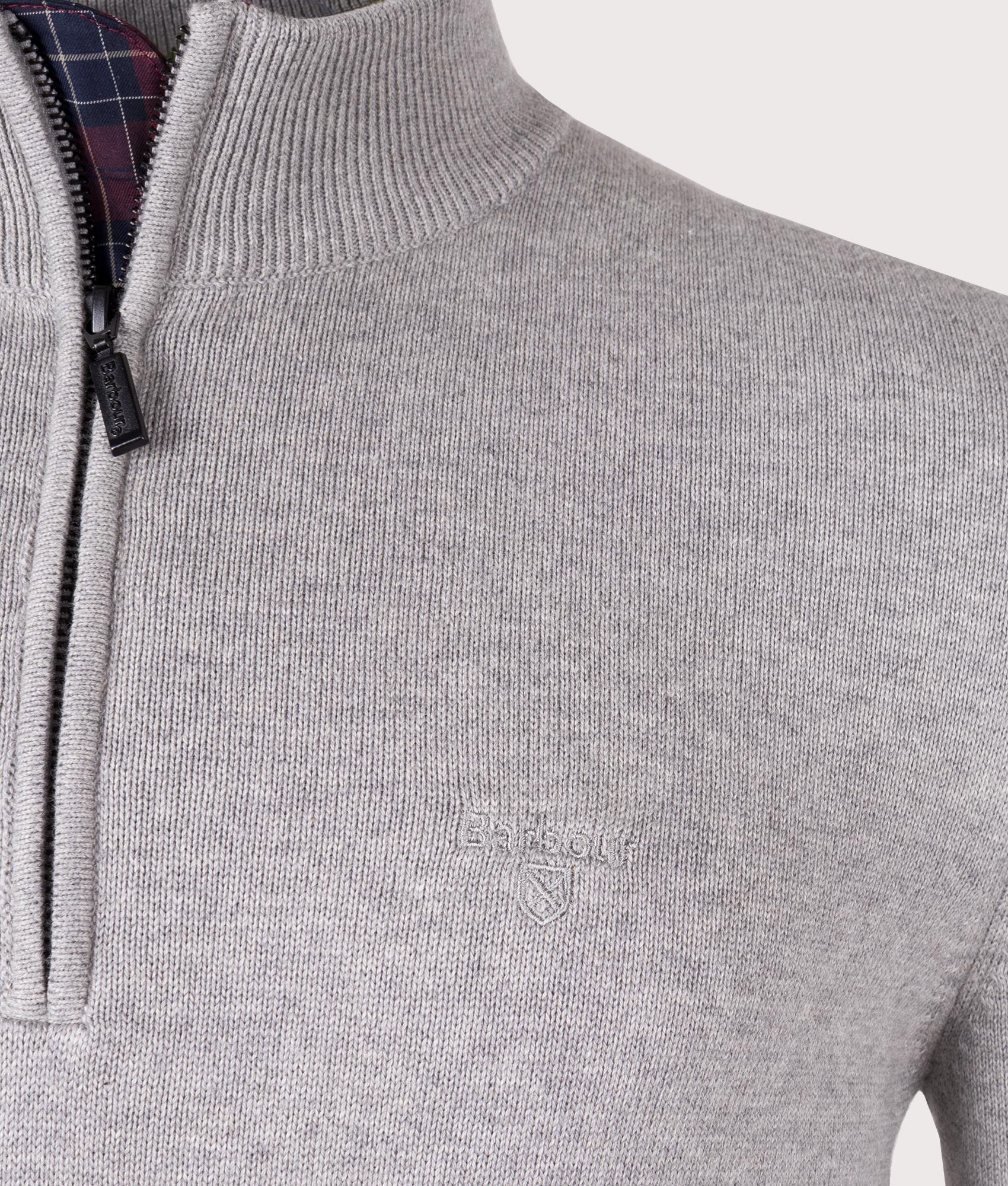 Quarter-Zip-Avoch-Jumper-Grey-Marl-Barbour-Lifestyle-EQVVS