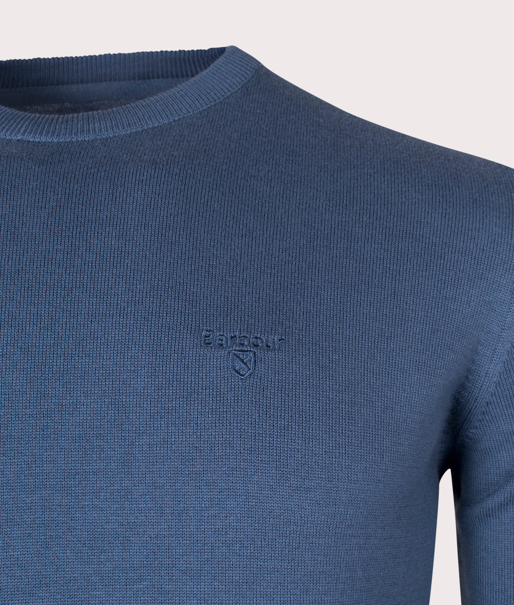 Pima-Cotton-Crew-Neck-Jumper-Bearing-Sea-Barbour-Lifestyle-EQVVS