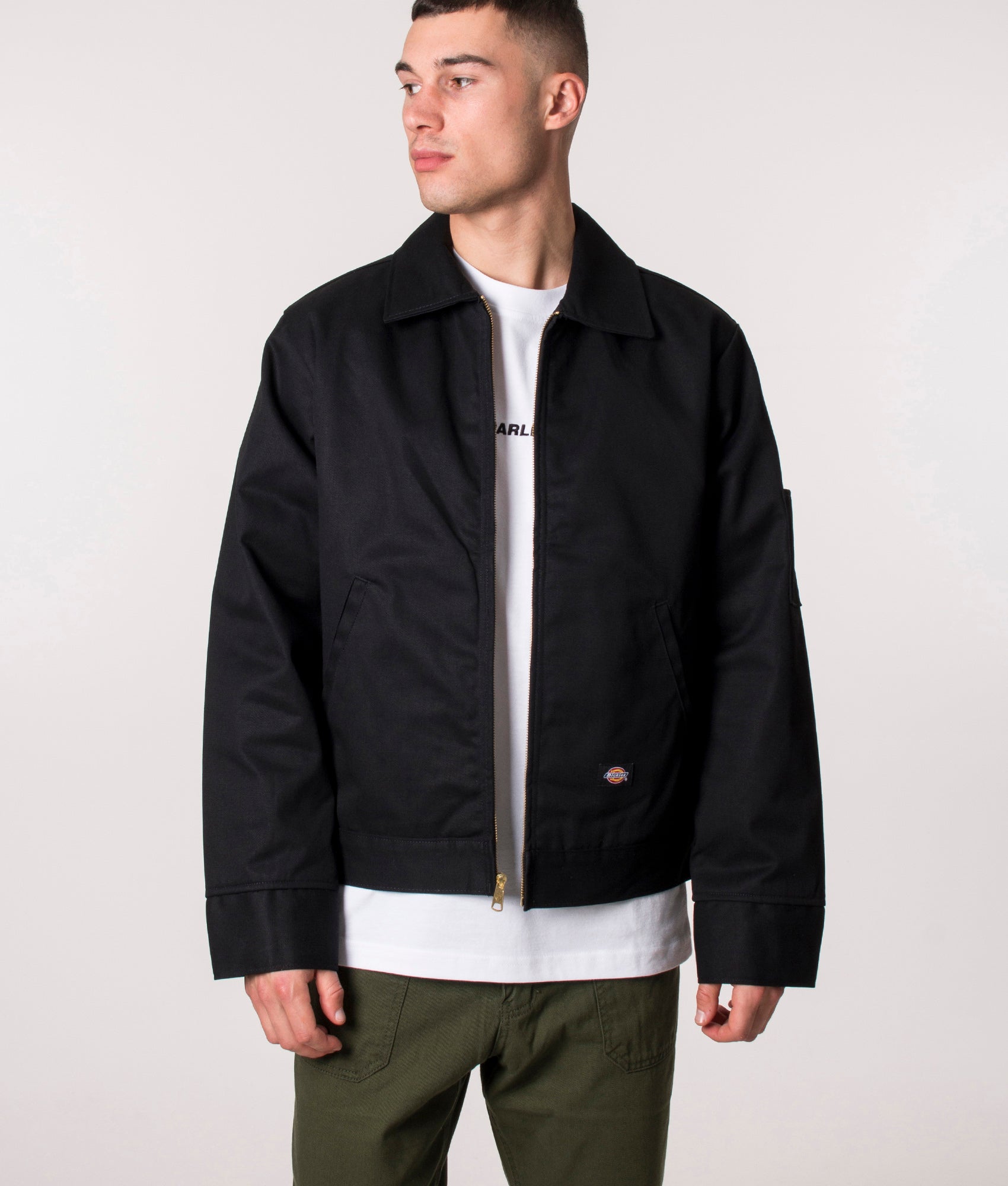 Lined Eisenhower Jacket Black Dickies EQVVS lined-eisenhower-jacket-black-dickies-eqvvs