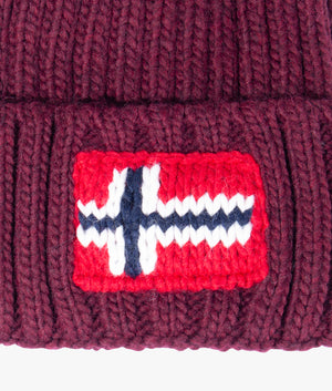 Semiury-Beanie-Vintage-Amaranth-Napapijri-EQVVS