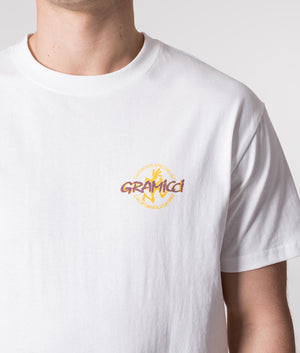 Running-Man-T-Shirt-White-Gramicci-EQVVS