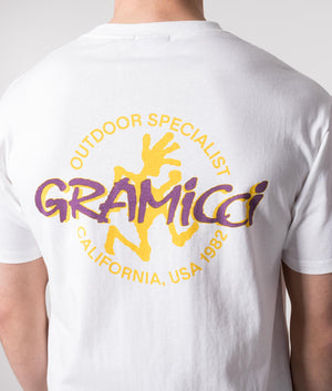 Running-Man-T-Shirt-White-Gramicci-EQVVS