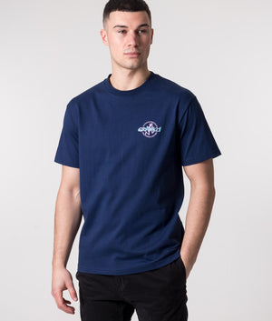 Running-Man-T-Shirt-Navy-Gramicci-EQVVS