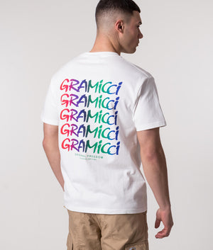 Regular-Fit-Stacked-Logo-T-Shirt-White-Gramicci-EQVVS