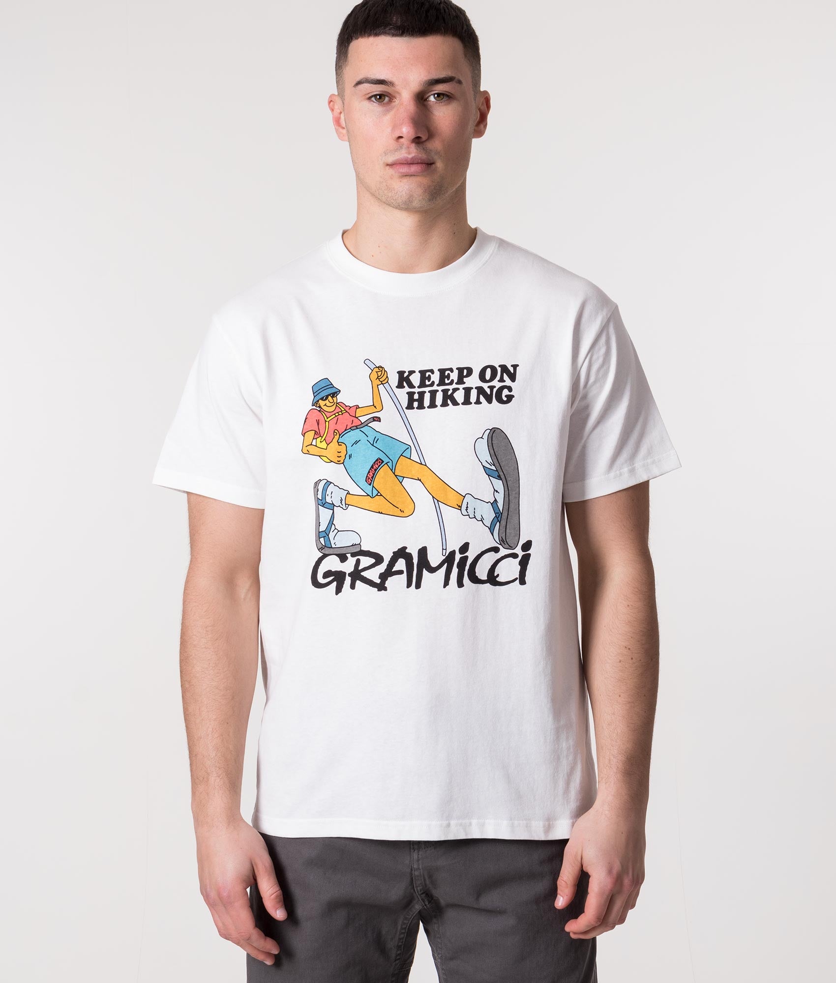 Keep-On-Hiking-T-Shirt-White-Gramicci-EQVVS