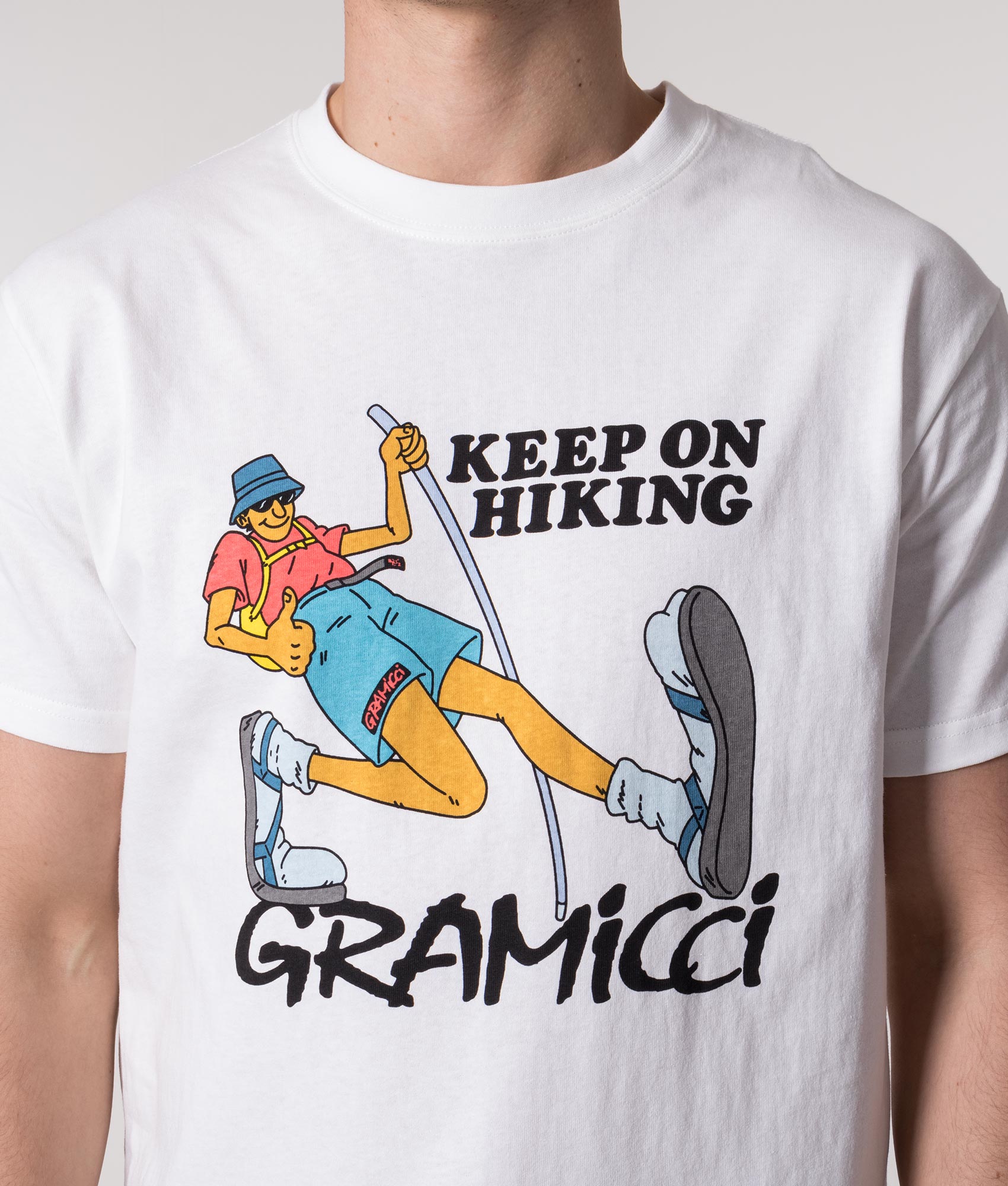 Keep-On-Hiking-T-Shirt-White-Gramicci-EQVVS