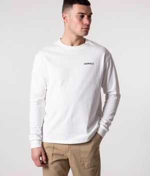 Relaxed-Fit-Shorts-Long-Sleeve-T-Shirt-White-Gramicci-EQVVS