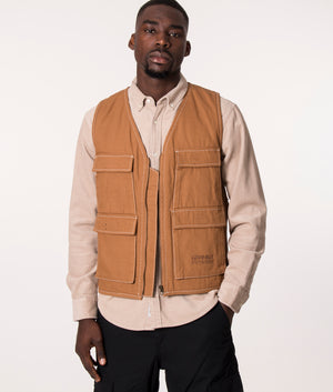 Relaxed-Fit-Gear-Gilet-Brown-Gramicci-EQVVS