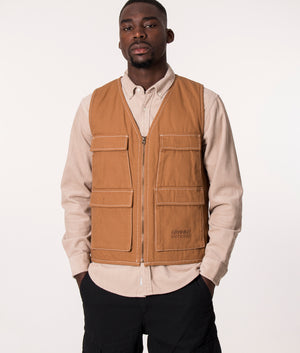 Relaxed-Fit-Gear-Gilet-Brown-Gramicci-EQVVS