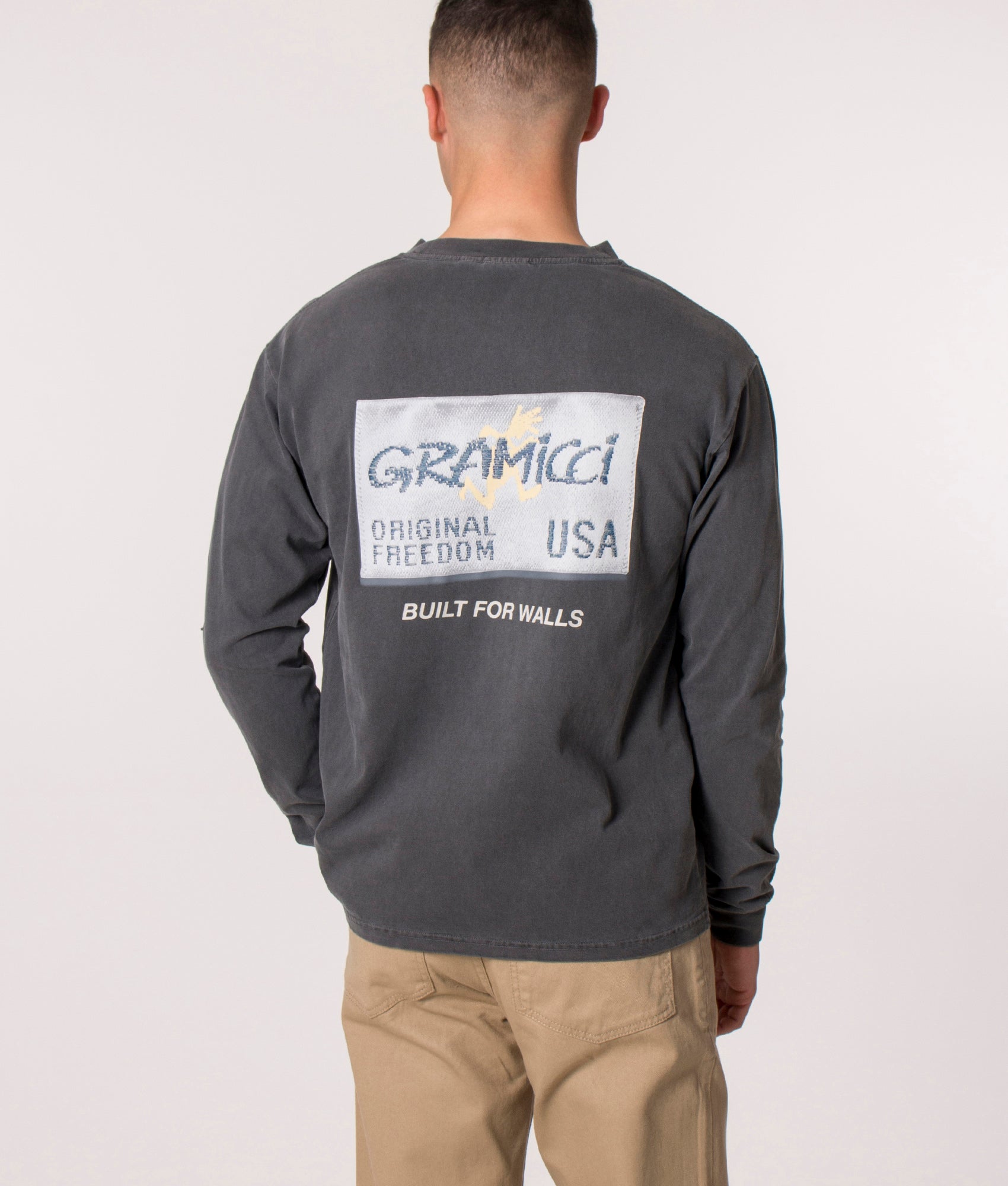 Long-Sleeve-Inside-Tag-T-Shirt-Grey-Pigment-Gramicci-EQVVS