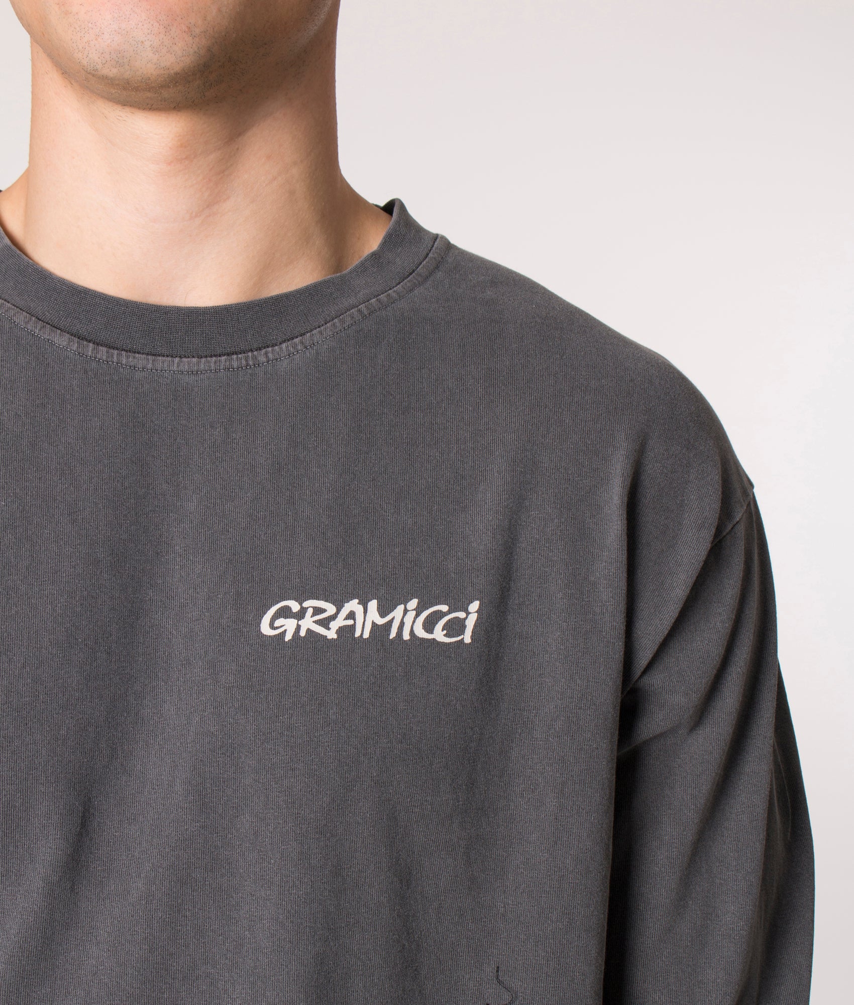 Long-Sleeve-Inside-Tag-T-Shirt-Grey-Pigment-Gramicci-EQVVS