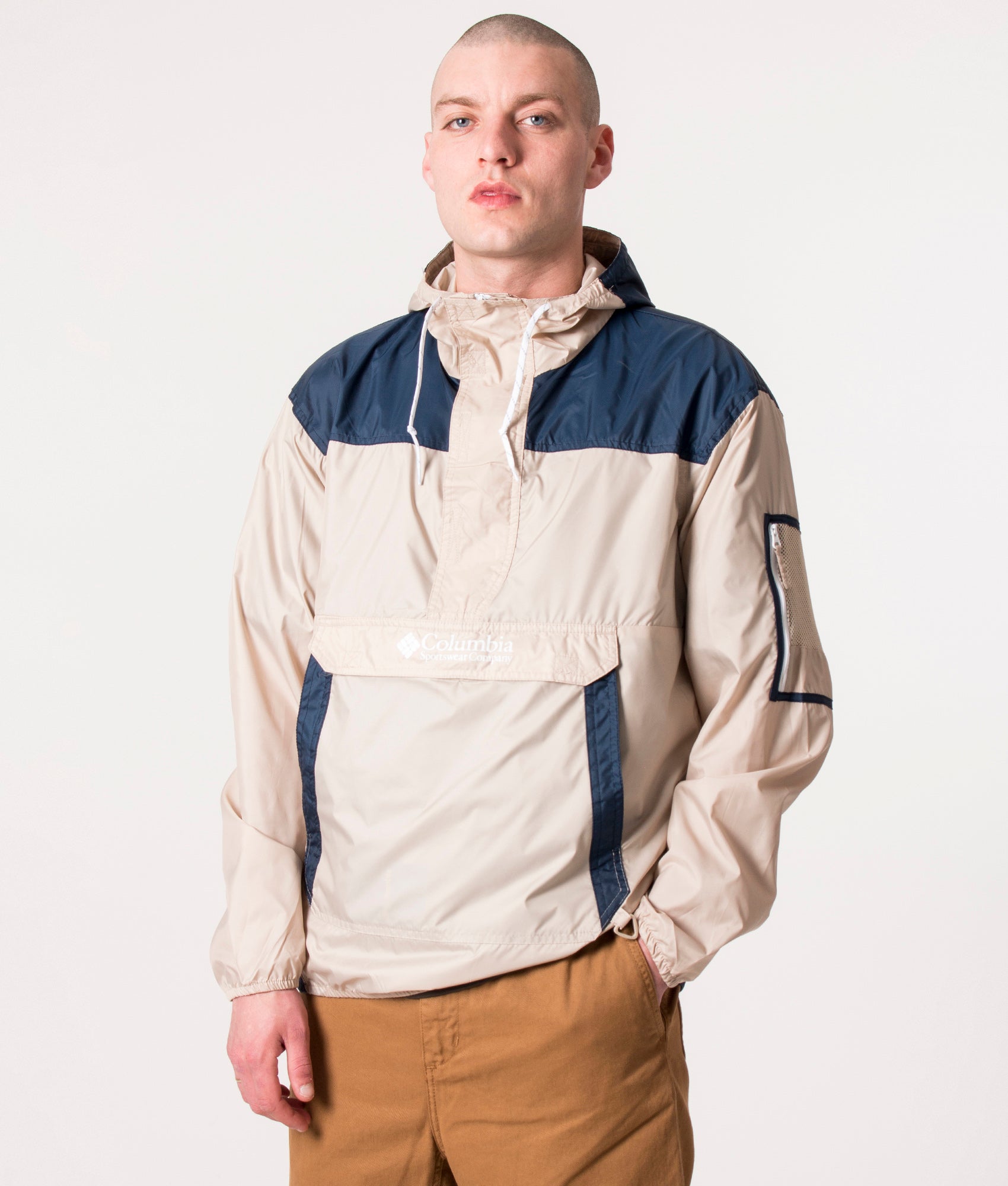 Challenger-Windbreaker-Ancient Fossil/Collegiate-Navy-Columbia-EQVVS
