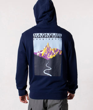 Relaxed-Fit-Quintino-Back-Print-Hoodie-Medieval-Napapijri-EQVVS