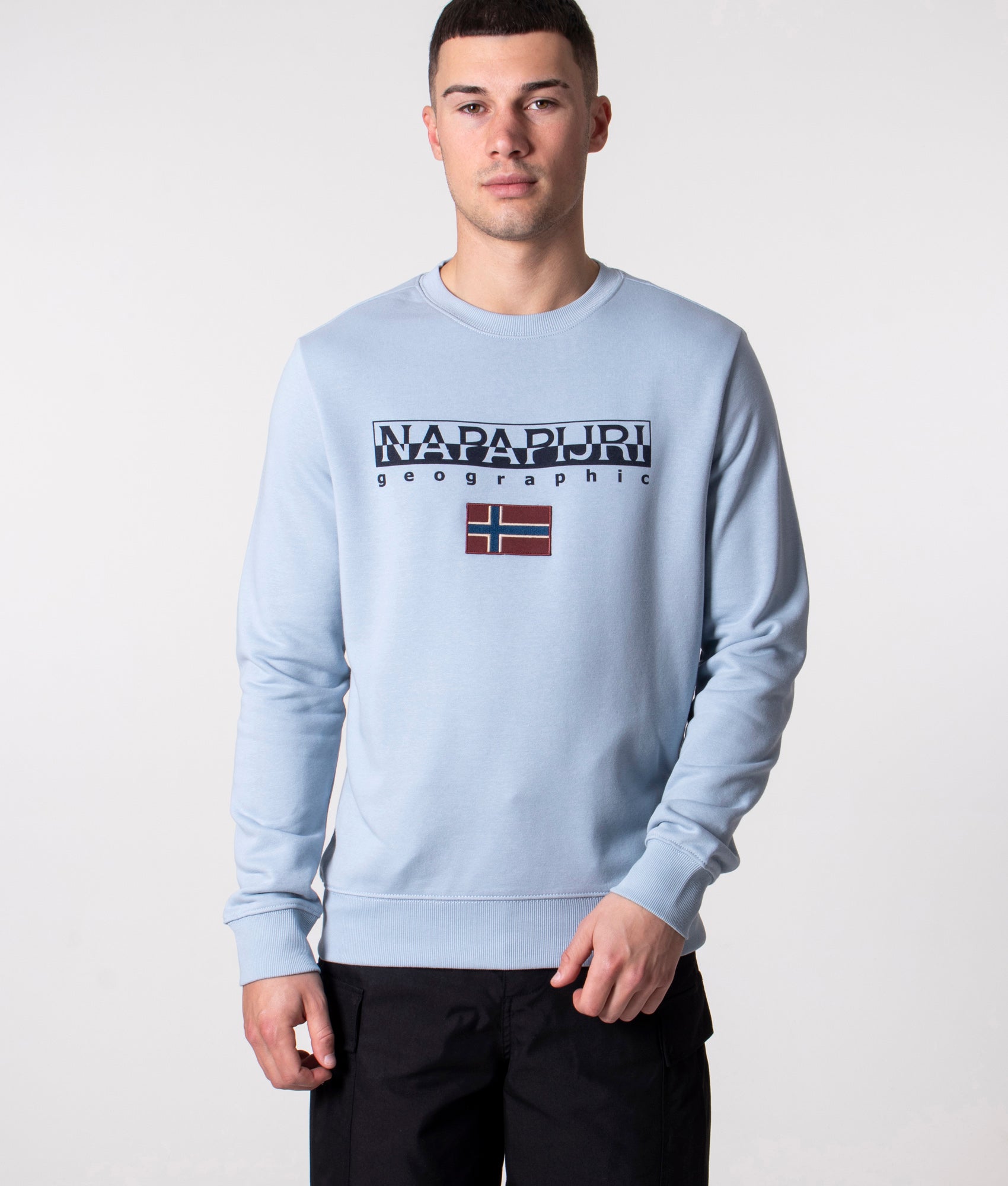 Ayas-Sweatshirt-Blue-Fog-Napapijri-EQVVS