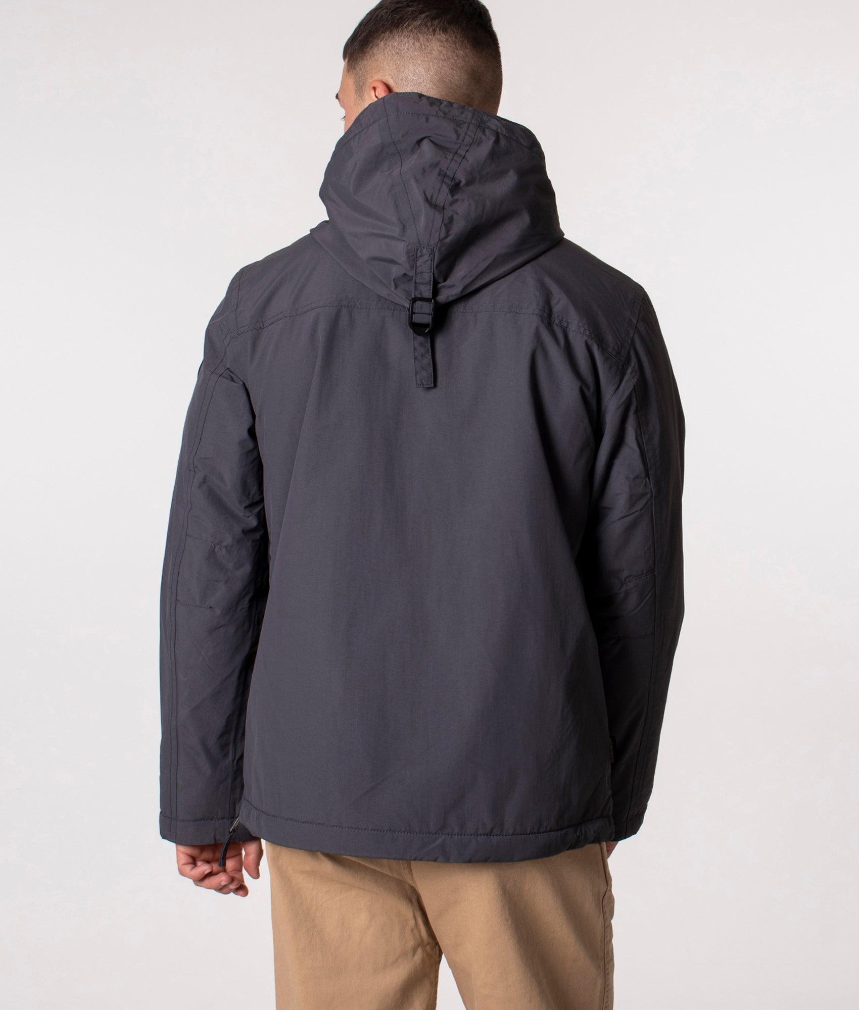 Rainforest-Winter-3-Overhead-Jacket-Dark-Grey-Solid-Napapijri-EQVVS