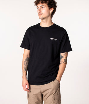 Dickies Camden Box T-Shirt in Black at EQVVS, Model, front