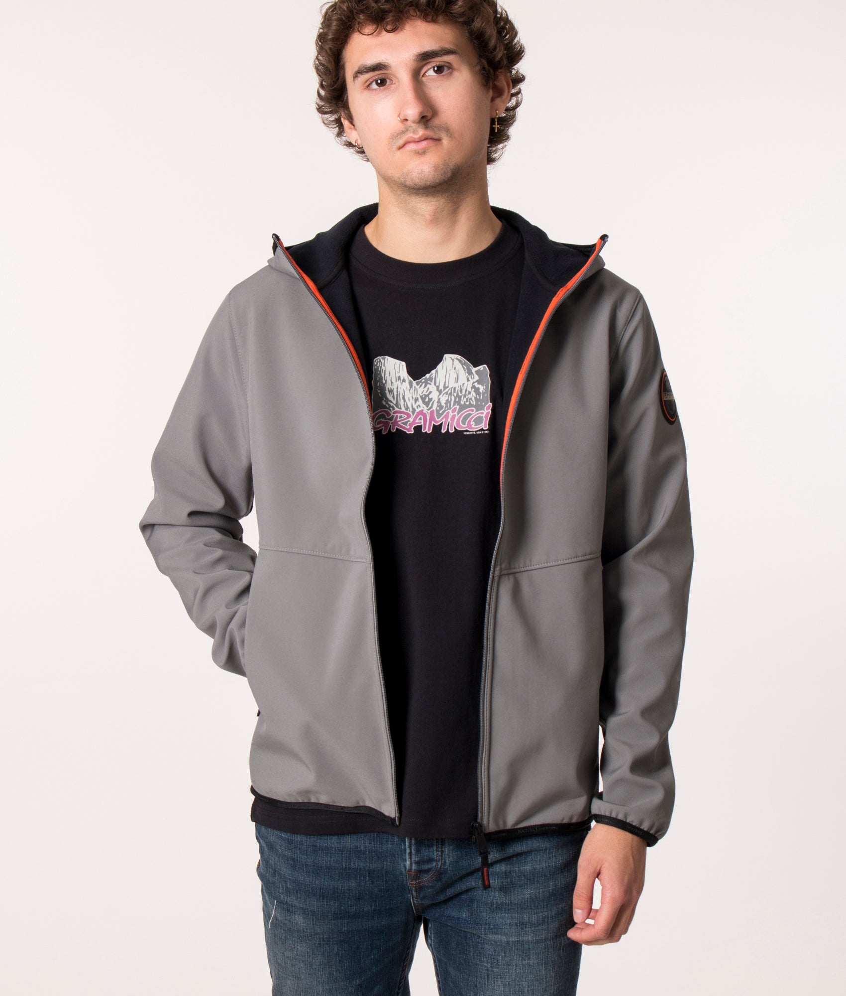 Zip-Through-Delisle-Jacket-Sedona-Gray-Napapijri-EQVVS 