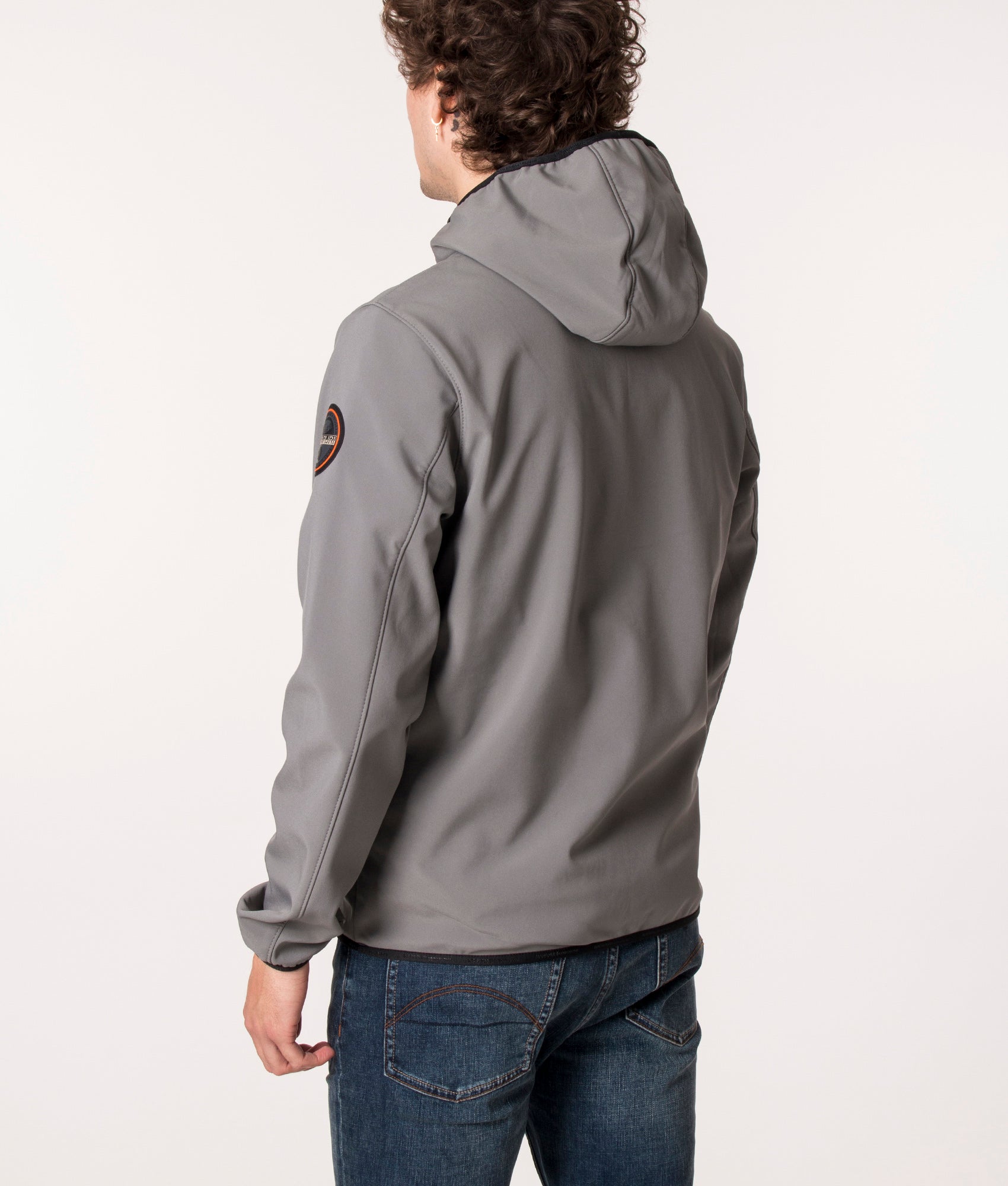 Zip-Through-Delisle-Jacket-Sedona-Gray-Napapijri-EQVVS 