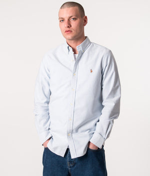 Slim-Fit-Oxford-Shirt-Blue/White-Polo-Ralph-Lauren-EQVVS