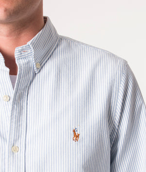 Slim-Fit-Oxford-Shirt-Blue/White-Polo-Ralph-Lauren-EQVVS