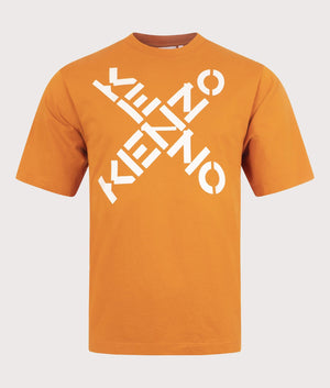 Kenzo-Sport-Oversized-T-Shirt-Orange-KENZO-EQVVS