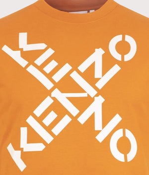 Kenzo-Sport-Oversized-T-Shirt-Orange-KENZO-EQVVS