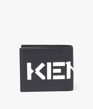 Kenzo-Logo-Foldable-Leather-Wallet-Black-Kenzo-EQVVS