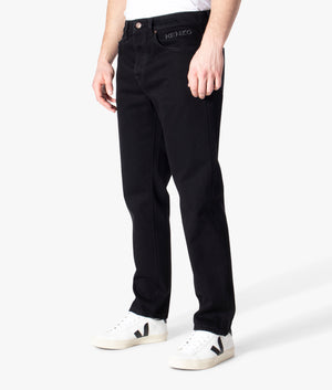 Cropped-Tapered-Jeans-Black-Kenzo-EQVVS