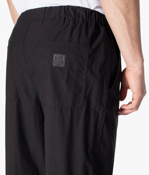Elasticated-Belt-Pants-Black-Kenzo-EQVVS